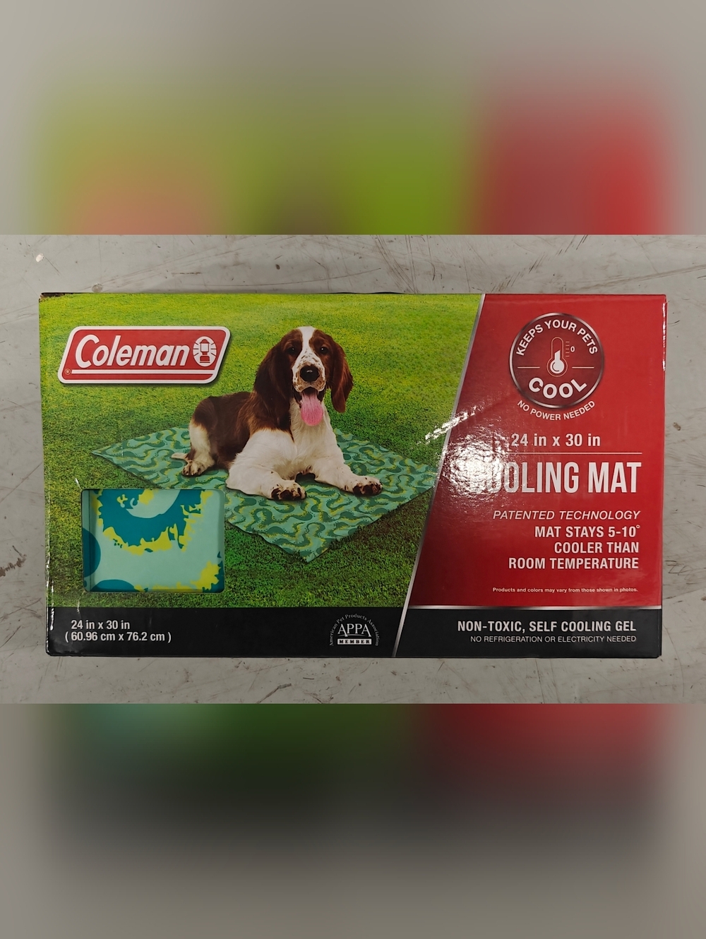 Coleman Green Camouflage Cooling Mat for Dogs